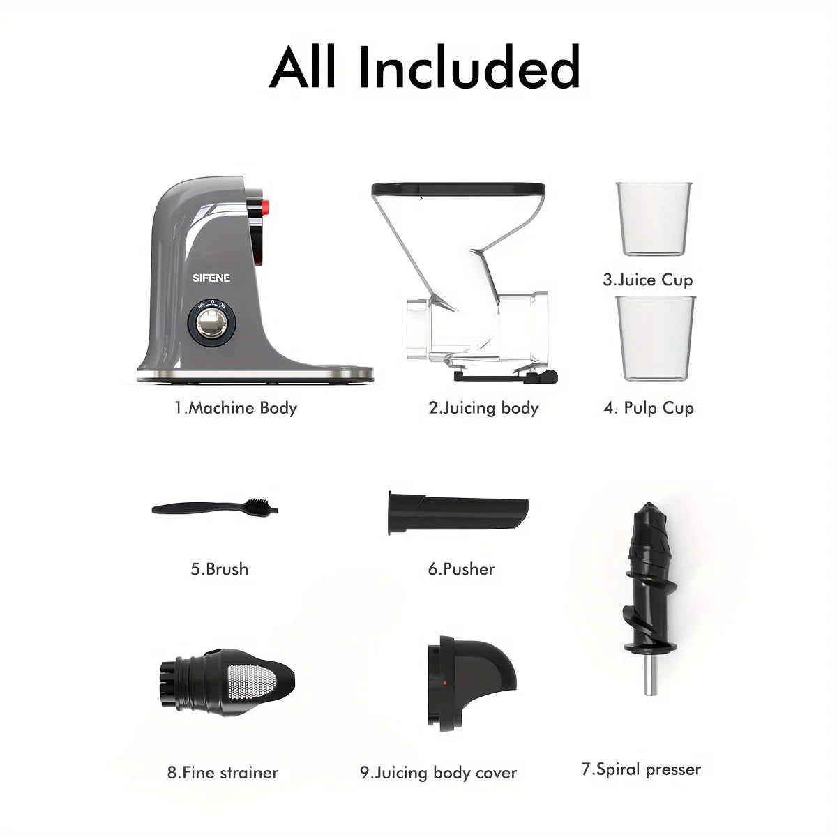 PressPure™ Cold Press Juicer – Dual Feed Compact Extractor