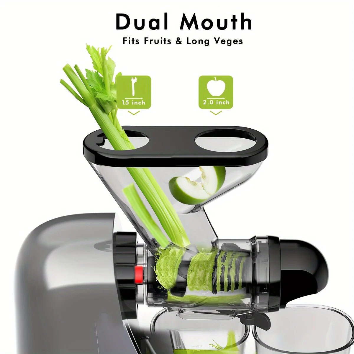 PressPure™ Cold Press Juicer – Dual Feed Compact Extractor